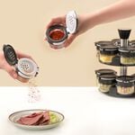 Kitchen Classic Rotating 12 Piece Spice Jars Set