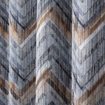 OMBRE CHEVRON NAVY 66x72 Curtain