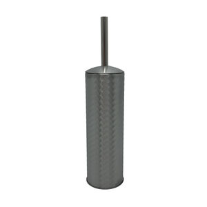 Spiral Embossed Toilet Brush - Stainless Steel
