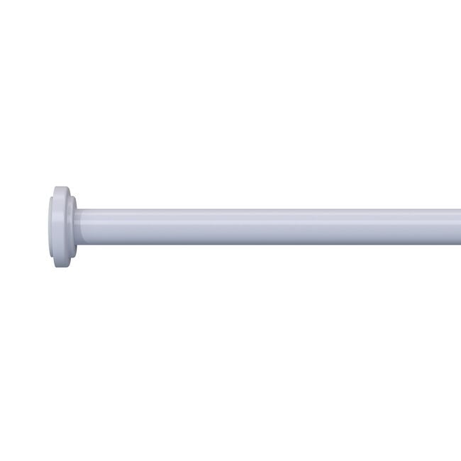 Extendable Tension Rod White 120-210cm