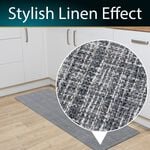 JVL Elegance Grey Runner 50cm x 150cm