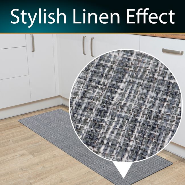 JVL Elegance Grey Runner 50cm x 150cm