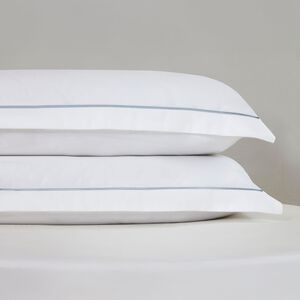 Oxford Pillowcase Single Stitch Periwinkle 500TC