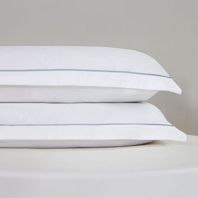 Oxford Pillowcase Single Stitch Periwinkle 500TC