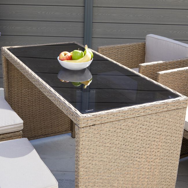 Marsala 5-piece Rattan Garden Set