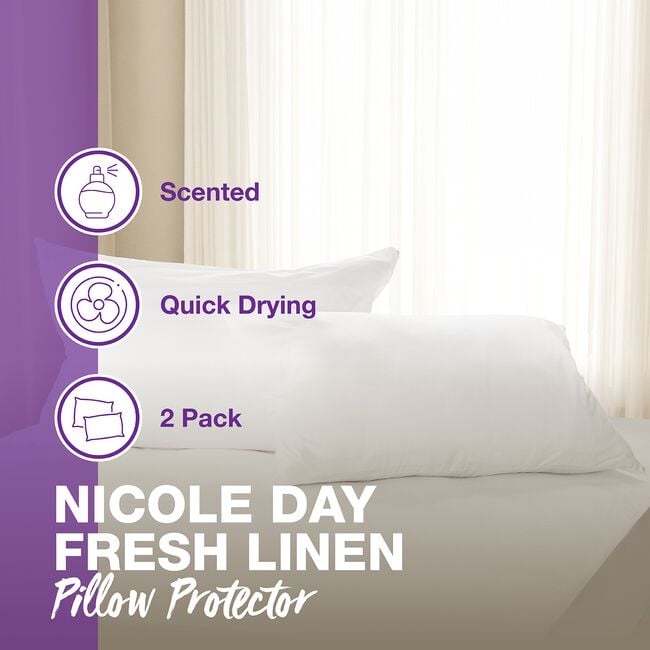 Fresh Linen Pillow Protector - 2 Pack