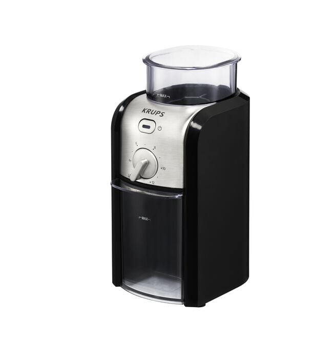 Krups Expert Black Burr Coffee Grinder