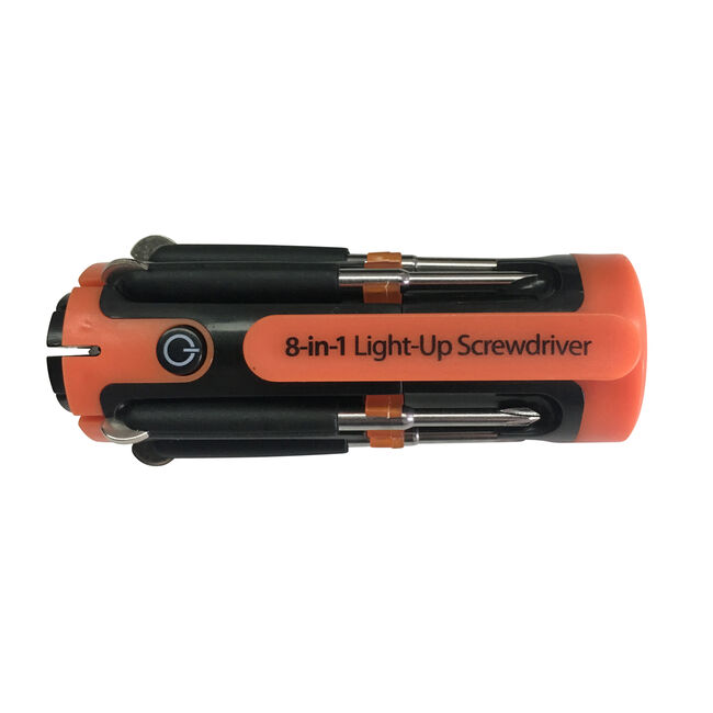 8-In-1 Light-up Screwdriver