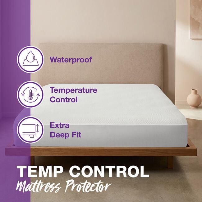 TEMP CONTROL WATERPROOF SINGLE Mattress Protector