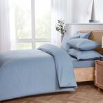 KING SIZE DUVET COVER Brushed Cotton Twill Denim