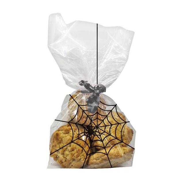 Halloween Spider 20 Cello Bags With Twist Ties