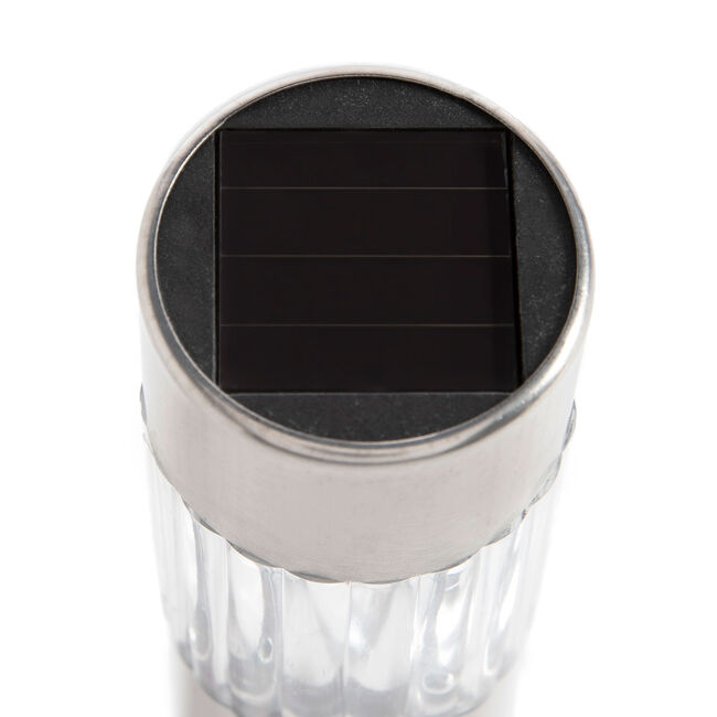 6 Stainless Steel Solar Garden Light Bollards