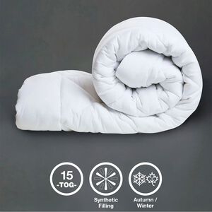 SINGLE SOFT AS DOWN 15 TOG Duvet