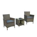 Treviso Rattan Bistro Set 3 Piece