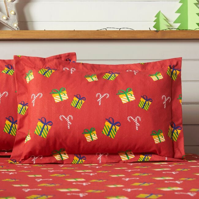 Brushed Cotton Elf Suit Oxford Pillowcase Pair