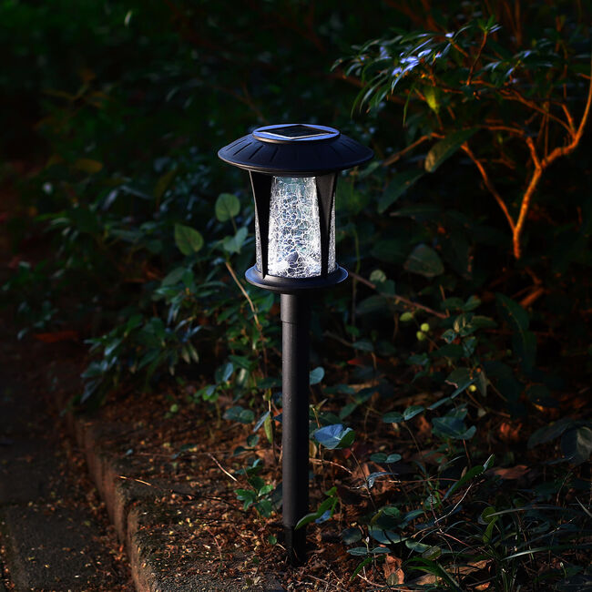 Deluxe Solar Coach Post Stake Light