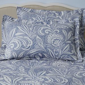 Ambrose Oxford Pillowcase Pair - Blue