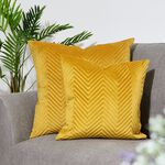 Triangle Stitch Cushion 58x58cm - Tawny Olive
