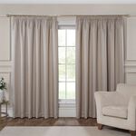 PENCIL PLEAT DUCHESS GOLD 66x54 Curtain