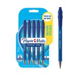 Paper Mate Blue Fleximate Pen - 5 Pack