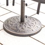 Round Bronze Parasol Base 12.5kg