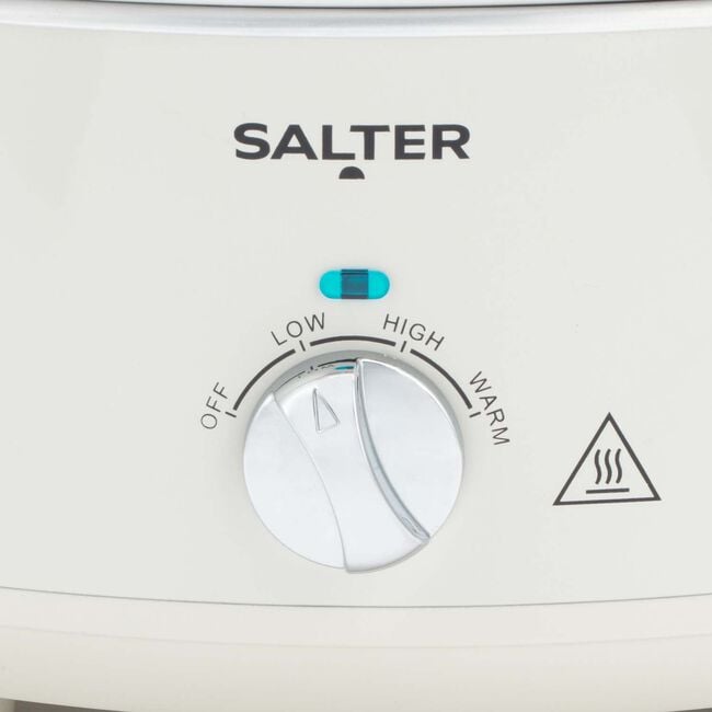 SALTER RETRO CREAM 6.5L Slow Cooker