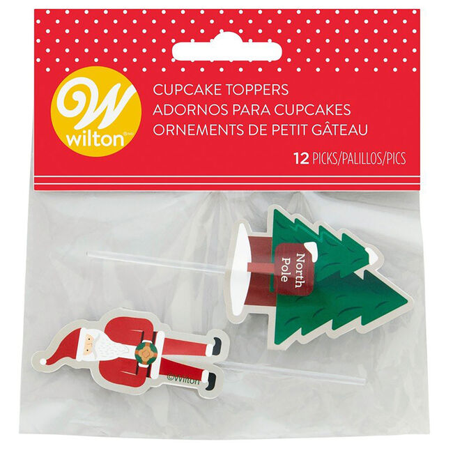 Wilton Santa 12 Treat Picks
