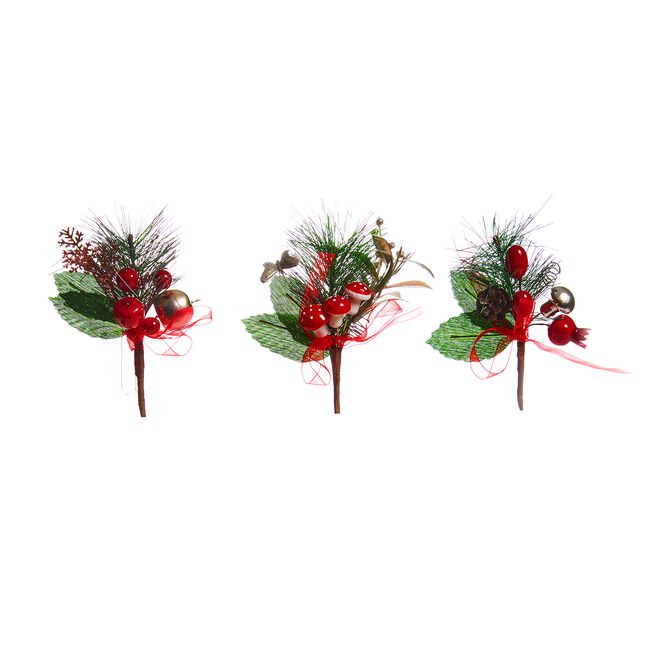 Christmas Berry Picks 3 Pack