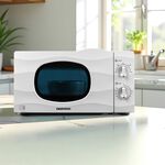 Daewoo White 20L 700W Microwave