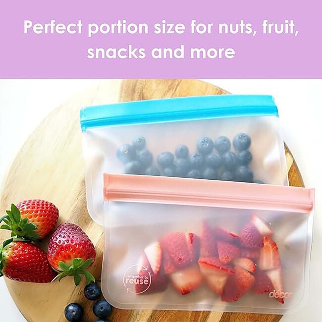 Decor Go 2 Reuseable Snack Bags