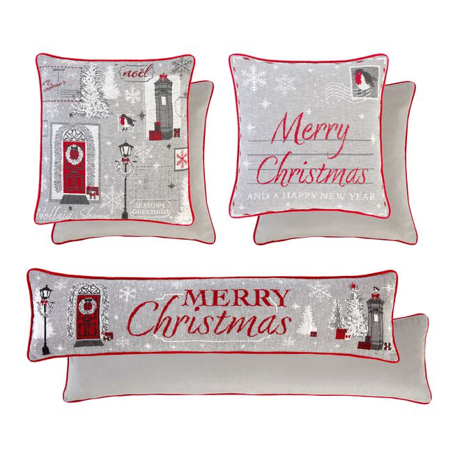 Festive Love 2 Pack Cushion Covers 45cm x 45cm  