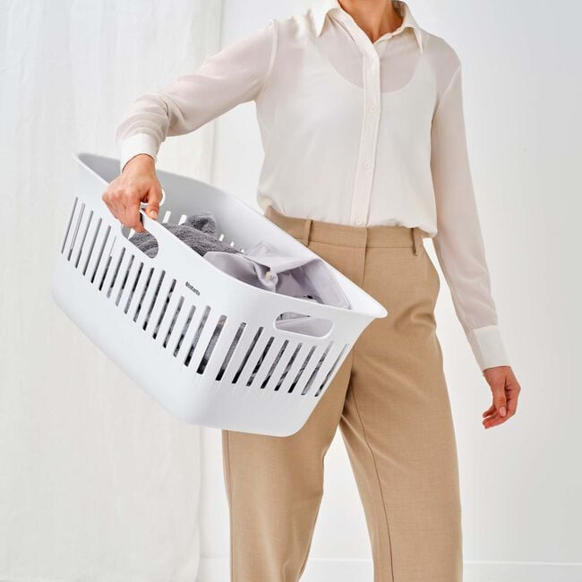 Brabantia Collect It Laundry Basket 40L White