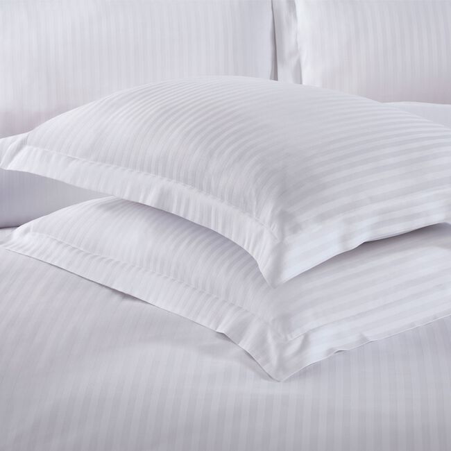 Crossabeigh Stripe 300TC Oxford Pillowcase Pair 