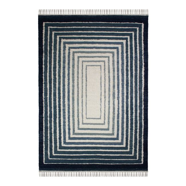 BOUCLE FRAME BLUE 140X200cm Rug