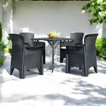 Pisa 5 Piece Garden Furniture Patio Set