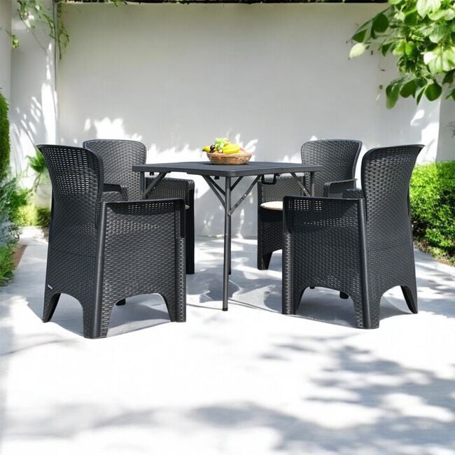 Pisa 5 Piece Garden Furniture Patio Set