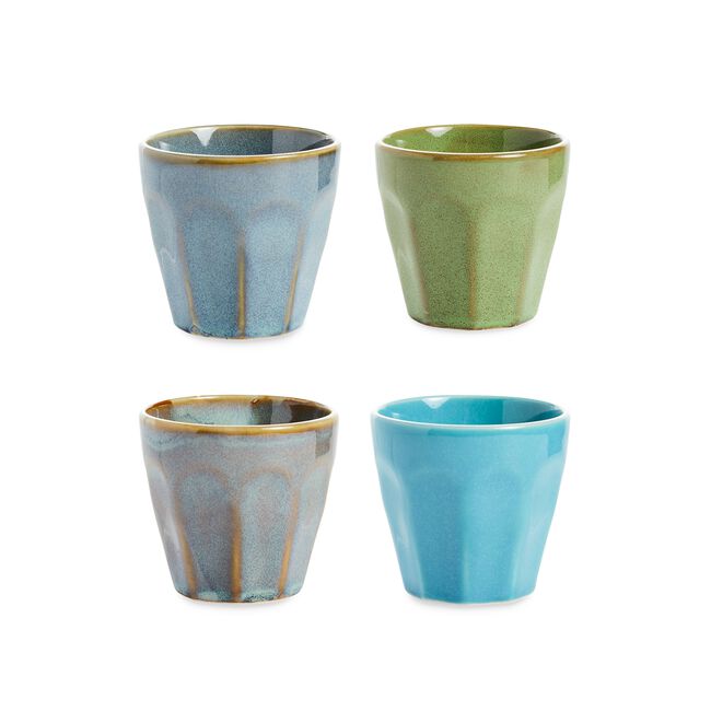 EXCELLENT HOUSEWARE 9cl 4 PORCELAIN Mugs