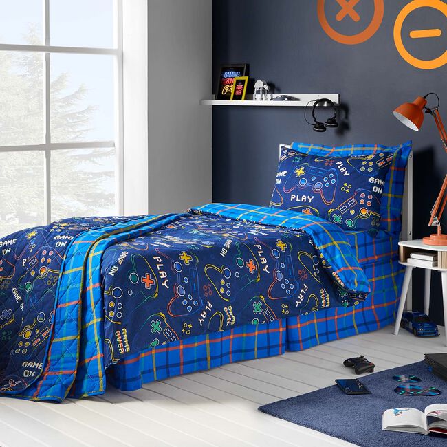 SINGLE DUVET COVER Gaming Check