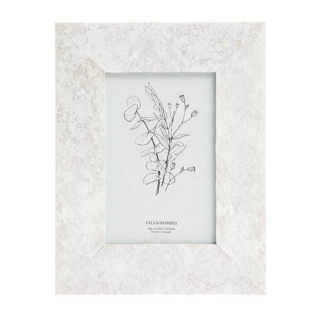 4X6 MODA CREAM Photo Frame