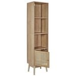 Bali 1 Door Tall Bathroom Cabinet 