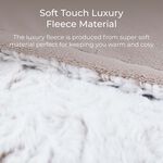 Carmen Faux Fur Fleece Electric Blanket