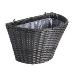 WICKER Wall Basket Grey