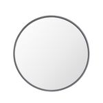 Black Round Mirror 50cm