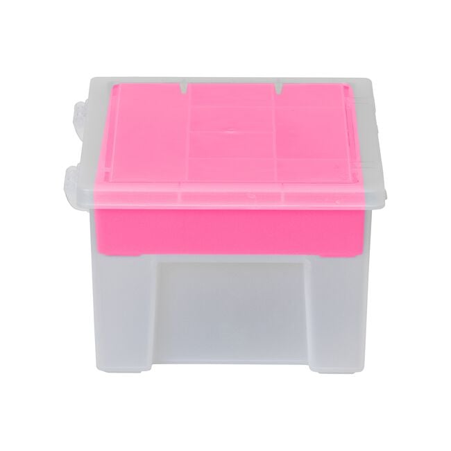 Wham 29cm Organiser Box With 8 Insert Pink