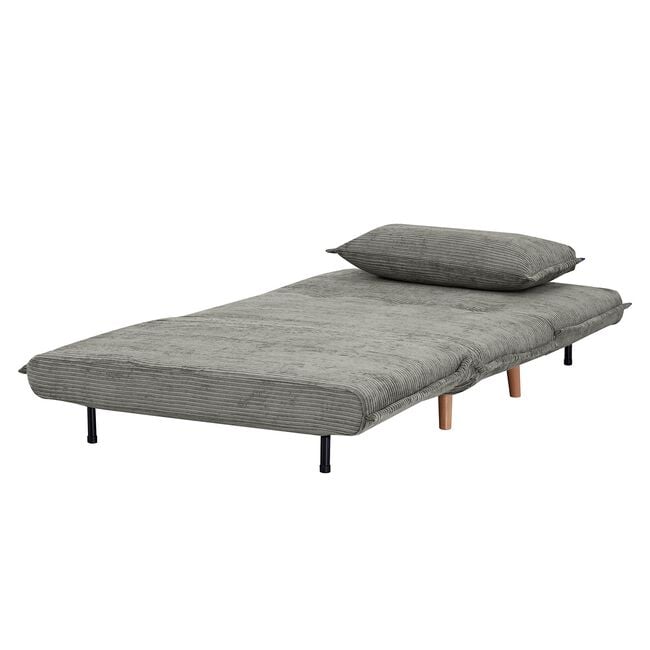 Lara Grey Convertible 191x108cm Sofa Bed