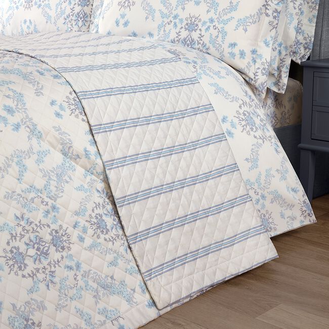 Versailles Bedspread 220cm x 230cm - Blue