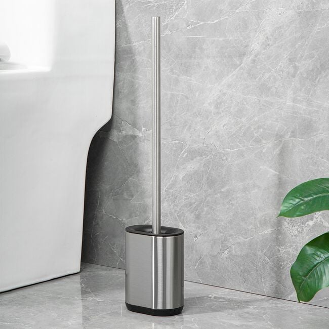 Nordhaus Stainless Steel Toilet Brush & Holder