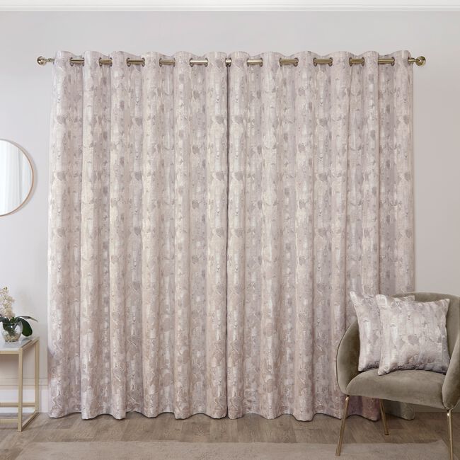 MACAEL MARBLE NATURAL/IVORY 66x54 Curtain