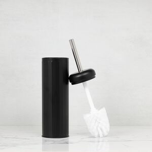 PIFCO BLACK RIBBED Toilet Brush 