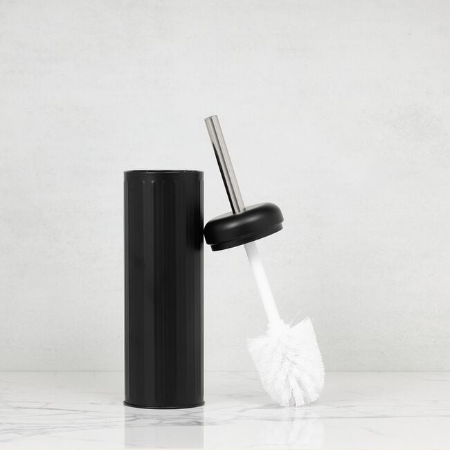 PIFCO BLACK RIBBED Toilet Brush 